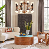 Jonathan Adler Caracas 16-Light Chandelier – Antique Brass