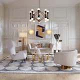 Jonathan Adler Caracas 16-Light Chandelier – Antique Brass