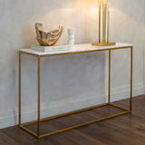 RV Astley Faceby Console Table – Gold