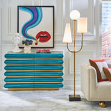 Jonathan Adler Kiki Cabinet – Teal