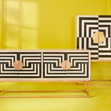 Jonathan Adler Op Art Credenza