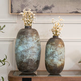RV Astley Igino Weathered Bronze Vase (Set of 2)
