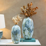RV Astley Igino Woodland Enamel Vase (Set of 2)