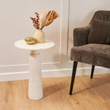 RV Astley Vilaine Side Table – White Marble