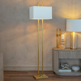 RV Astley Danby Floor Lamp – Antique Brass