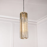 RV Astley Reagan Pendant – Antique Brass and Crystal