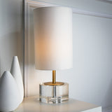 RV Astley Cavan Table Lamp – Antique Brass and Crystal