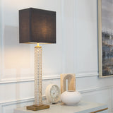 RV Astley Eilena Table Lamp – Antique Brass and Cognac