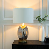 RV Astley Talence Table Lamp – Smoked Glass