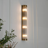 RV Astley Nasir Long Wall Lamp – Antique Brass Finish