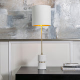 RV Astley Robyn Floor Lamp – White Marble