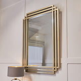 RV Astley Oswin Mirror – Champagne Silver