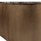 Libra Interiors Cloud Coffee Tables – Set of 2 – Marble & Glass