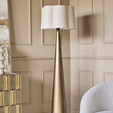 Libra Interiors Southbourne Floor Lamp – Smoked Gold