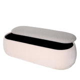 Libra Interiors Clemance Storage Bench – Mushroom