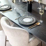 Richmond Interiors Fairmont Dining Table – Dark Coffee Finish – 270cm