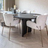 Richmond Interiors Fairmont Dining Table – Dark Coffee Finish – 270cm