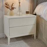 RV Astley Amur Wide Bedside – White