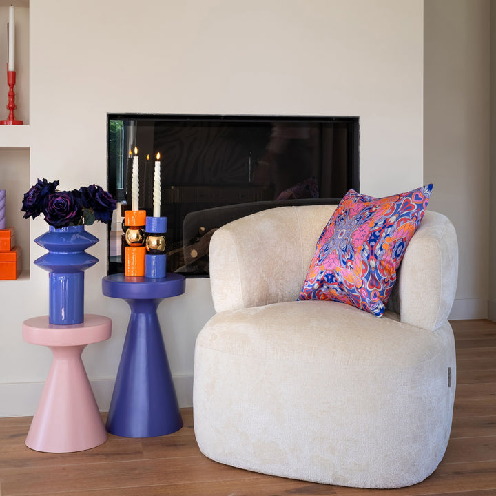 Richmond Interiors Kimble Side Table – Pink (Small)