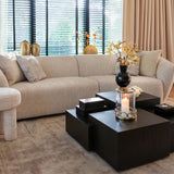Richmond Interiors Lennox Coffee Table – Dark Coffee Finish