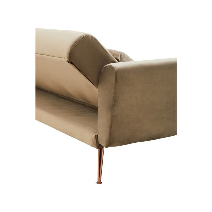 Adelaide Sofa Bed – Mink Velvet