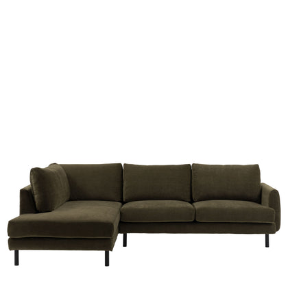 Ainsworth Left-Hand Chaise Sofa - Verona Seaweed