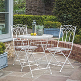 Aldous Bistro Set – Distressed White