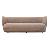 Alina 3 Seater Sofa – Deep Brown Chenille