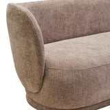 Alina 3 Seater Sofa – Deep Brown Chenille