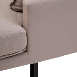 Alora 3 Seater Chaise Sofa - Grey - Right Facing