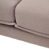 Alora 3 Seater Chaise Sofa - Grey - Right Facing
