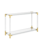 OTI Amangiri Clear Console Table