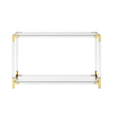 OTI Amangiri Clear Console Table