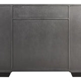 Ambrose Seven Drawer Dressing Table – Brown/Grey
