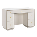 Ambrose Seven Drawer Dressing Table – Ivory