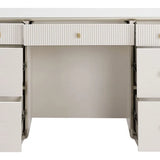 Ambrose Seven Drawer Dressing Table – Ivory