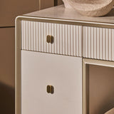 Ambrose Seven Drawer Dressing Table – Ivory