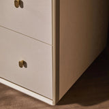Ambrose Seven Drawer Dressing Table – Ivory