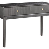 Ambrose Two Drawer Dressing Table – Brown/Grey
