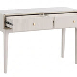 Ambrose Two Drawer Dressing Table – Ivory