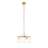 Anaya 3 Light Pendant Light - Brushed Aged Brass