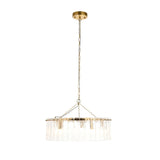 Anaya 5 Light Pendant Light - Brushed Aged Brass