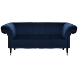 Annette 2-Seater Sofa – Midnight Blue Velvet