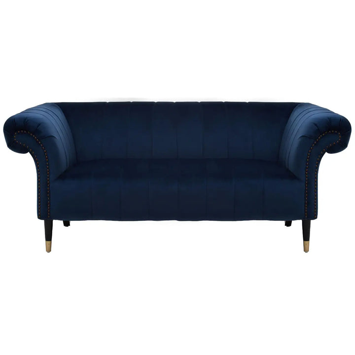 Annette 2-Seater Sofa – Midnight Blue Velvet