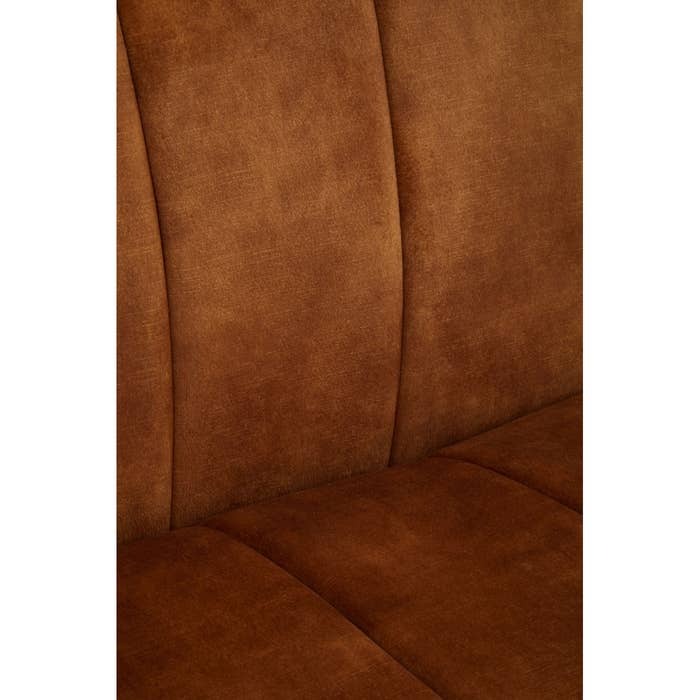 Annette 3-Seater Sofa – Gold Velvet