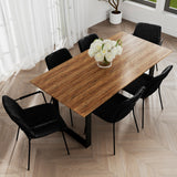 LPD Home Antibes Dining Table – Russet & Black