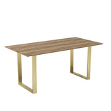 LPD Home Antibes Dining Table – Russet & Gold