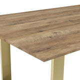 LPD Home Antibes Dining Table – Russet & Gold