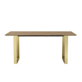 LPD Home Antibes Dining Table – Russet & Gold