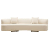 Arabella Cream Linen 3 Seater Sofa
